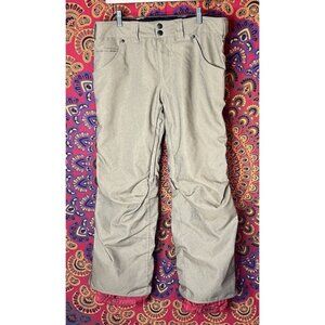 APERTURE Men's S Slim Snowboarding Ski Comfort Pants 10kmm Vented Tan Waterproof